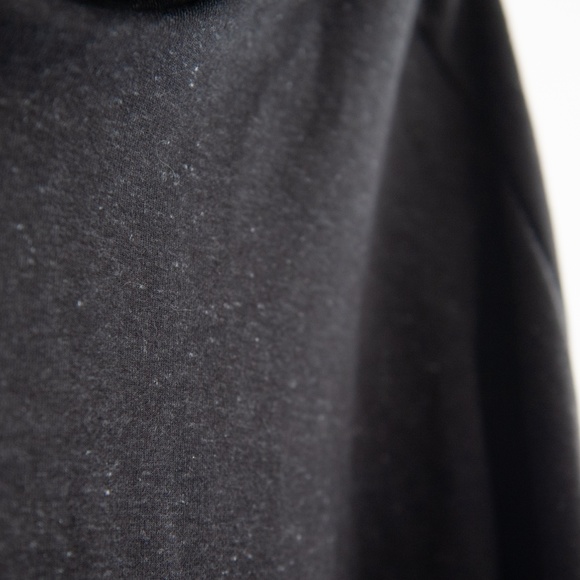 ADIDAS | BLACK HEATHERED HOODIE - Picture 5 of 5